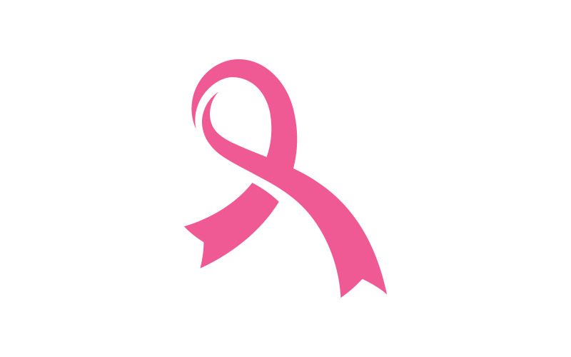 Breast cancer awareness logo design. Illustration icon vector v7 Logo Template