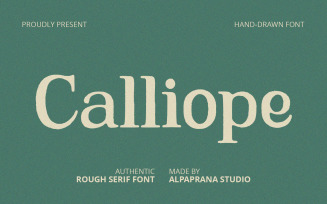 Calliope - Rough Serif Font