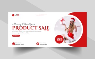 Christmas Sale Facebook Cover Banner Ver-4