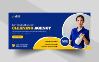 Cleaning Service Facebook Cover Banner Ver-1