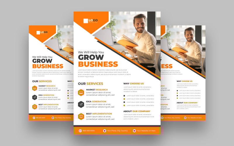 Digital Marketing Agency Flyer Design Ver-4 Corporate Identity