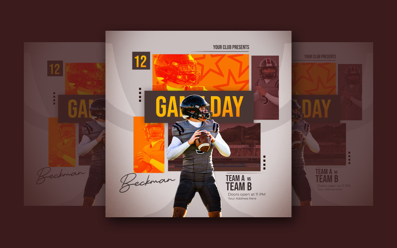 Football Club Social Media Template