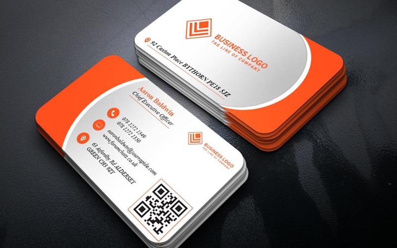 Sleek Multi Purpose Business Card | Editable PSD Modern Template Corporate Identity