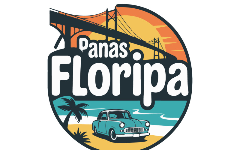 A logo design for travel agency Illustration