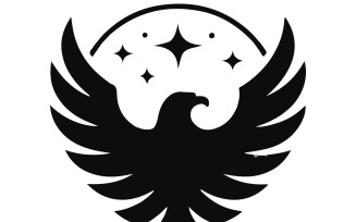 An eagle bird vector art illustration
