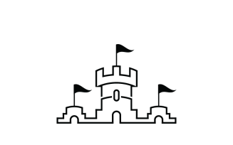 Castle Line Logo Template