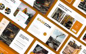 Construction Company Profile Google Slides Template