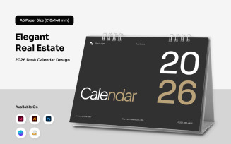 Elegant Office Desk Calendar