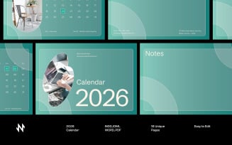 Minimal Green Calendar Template