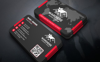 Minimal Multi Purpose Business Card Template | Editable PSD Photoshop