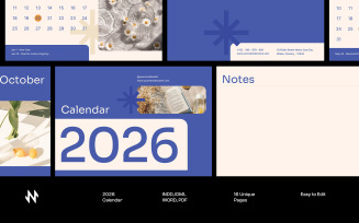 Modern Edge Calendar Template