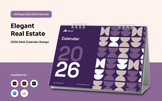 Modern Property Desk Calendar