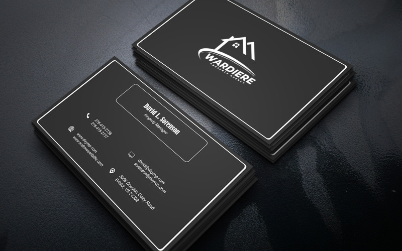 Stylish Multi Purpose Business Card PSD | Modern Corporate Identity