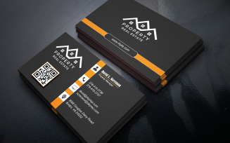 Universal Multi Purpose Business Card Template PSD | Clean Modern Design