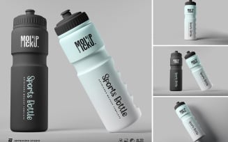 Sport Bottle Mockup Sets Design 631