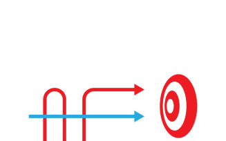 Two Paths Leading to the Same Goal Infographic Concept