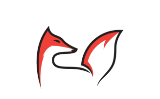 Fox Line Company Logo Template