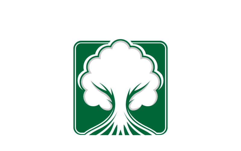 Growth Tree Symbol Logo Template