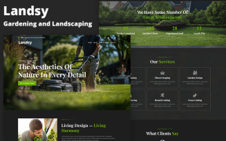 Landsy - Responsive Landscaping WordPress Theme for Gardening & Outdoor Servicese
