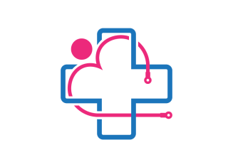 Medical Heart and People Logo Template