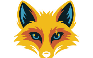 Minimalist design featuring fox head