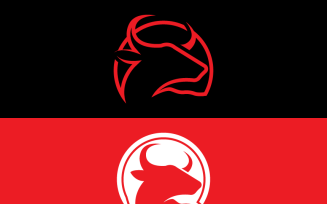 The Bull Logo Template Design