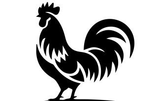 A logo design for rooster farm