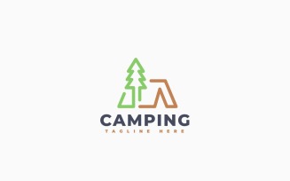 Camping Logo Template Design