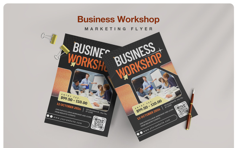 Creative Business Workshop Flyer Corporate Identity