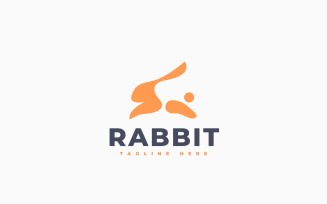 Creative Rabbit Logo Template Design
