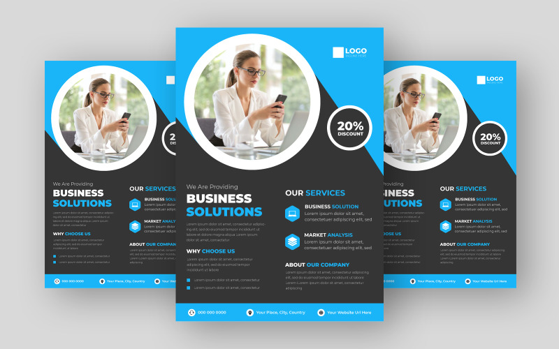 Digital Marketing Agency Flyer Design Ver-12 Corporate Identity