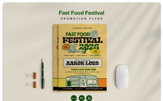 Food Festival Event Promotion Flyer