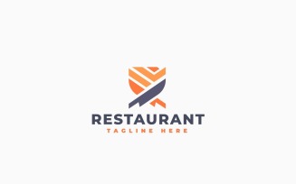 Restaurant 2 Logo Template Design