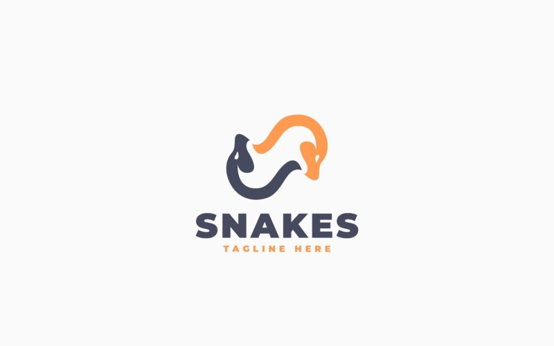 Snakes Logo Template Design