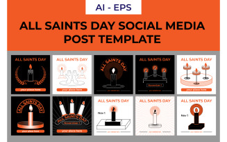 All saints day Social Media