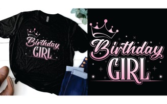 Birthday Girl T Shirt Design Digital Download