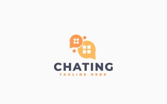 Cozy Chat Logo Template Design