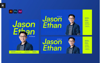 Creative Blue Email Signature