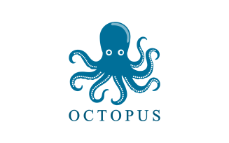 Creative Custome Octopus Logo Design Template