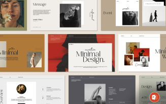 Creative Minimal PowerPoint Presentation Template