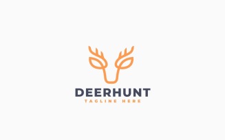 Deerhunt Logo Template Design