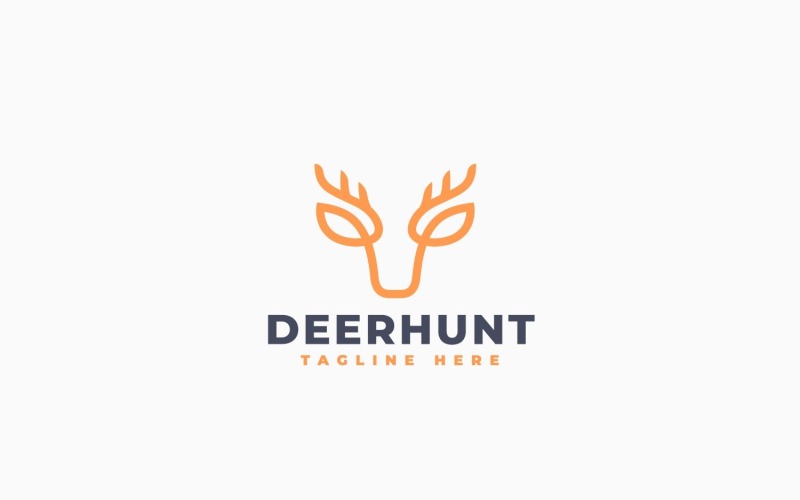 Deerhunt Logo Template Design