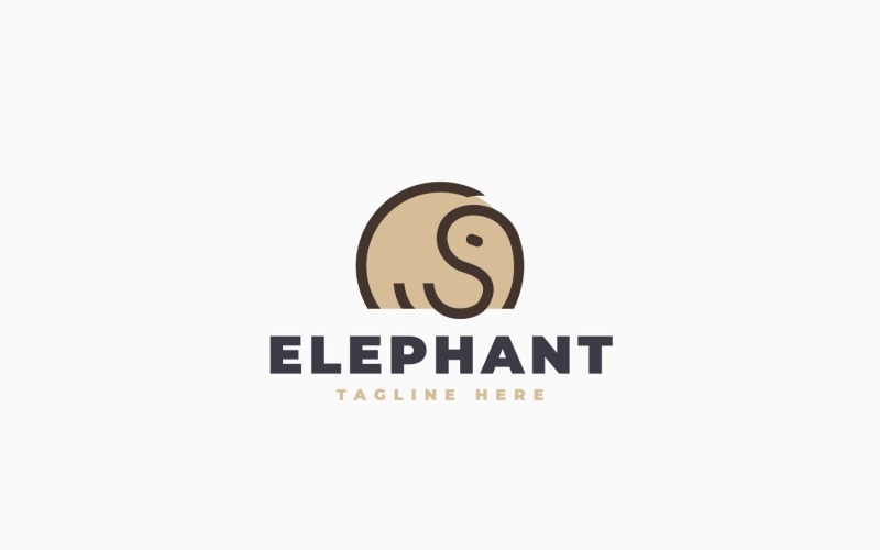 Elephant Logo Template Design
