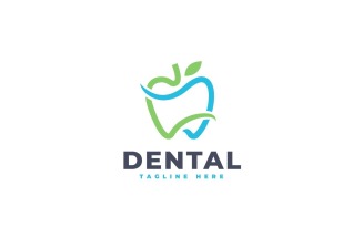 Fresh Dental Logo Template Design
