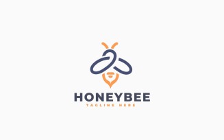 Honeybee 3 Logo Template Design
