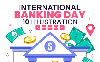 10 International Banking Day Illustration