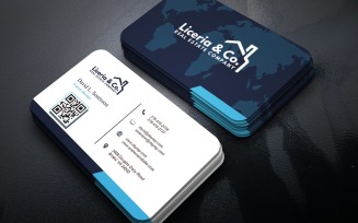 Modern Minimal Multipurpose Business Card PSD Template for Branding