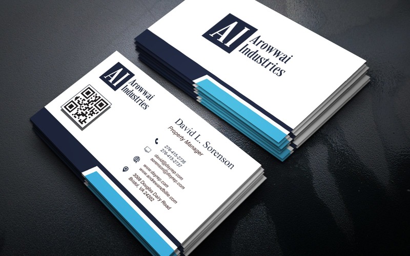 Modern Versatile Business Card PSD Template | Photoshop Design Corporate Identity