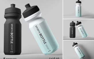 Sport Bottle Mockup Sets Design 741