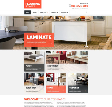 Interior & Furniture Website Templates